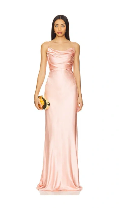 Lovers & Friends Scout Gown In Pink