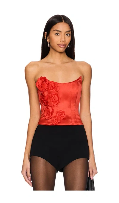 Lovers & Friends Selena Bustier In Red