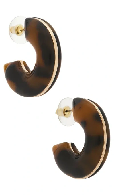 Lovers & Friends Serene Earrings In Brown