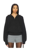 Lovers & Friends Shivani  Zip Sweater In Black
