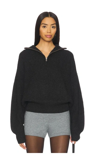 Lovers & Friends Shivani  Zip Sweater In Black