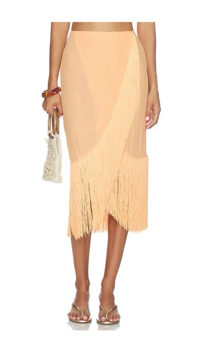 Lovers & Friends Silvia Maxi Skirt In Yellow