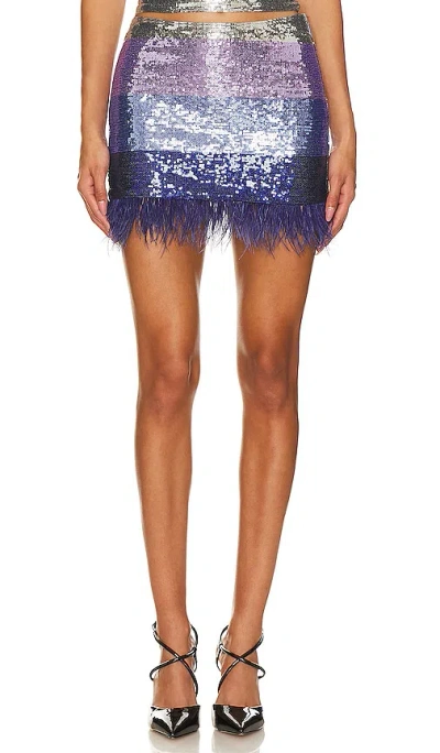 Lovers & Friends Sirena Skirt In Blue