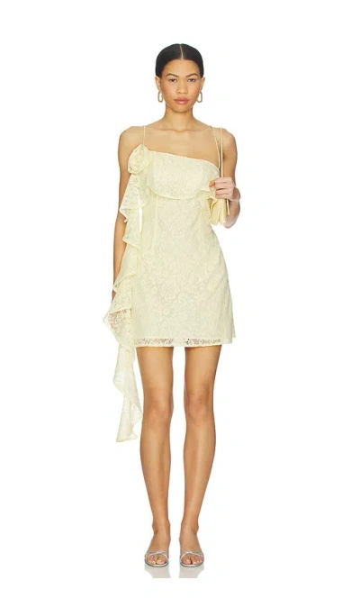 Lovers & Friends Skye Mini Dress In Yellow