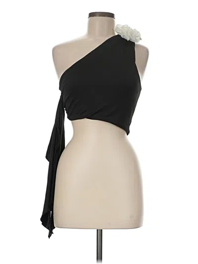Pre-owned Lovers & Friends Sleeveless Blouse In Black