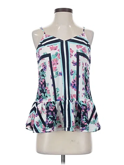 Pre-owned Lovers & Friends Sleeveless Blouse In Blue