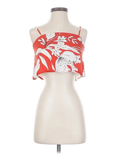 Pre-owned Lovers & Friends Sleeveless Blouse In Red