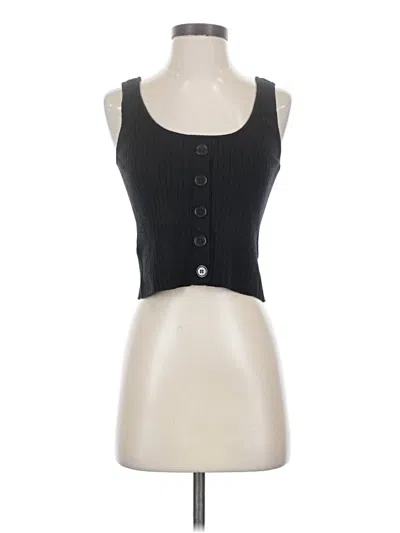 Pre-owned Lovers & Friends Sleeveless Top Black Sweetheart Neckline Tops