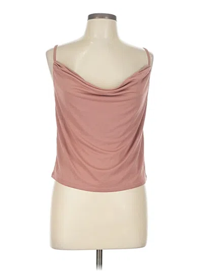 Pre-owned Lovers & Friends Sleeveless Top Pink Strapless Neckline Tops