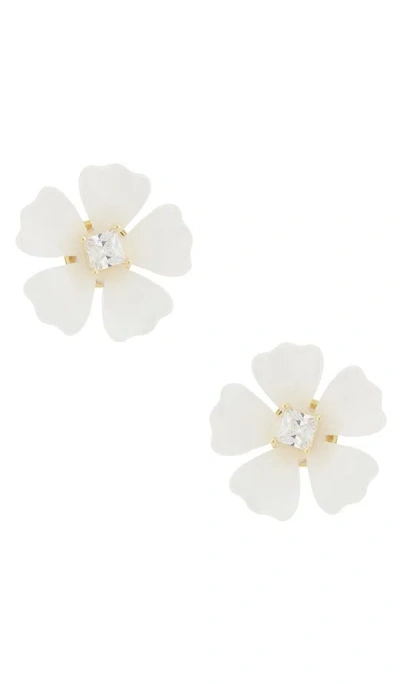 Lovers & Friends Soraya Earrings In White