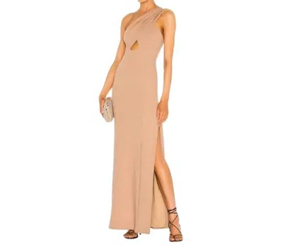 Lovers & Friends Stacey Maxi Dress In Tan In Pink