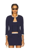 Lovers & Friends Stella Cardigan In Blue