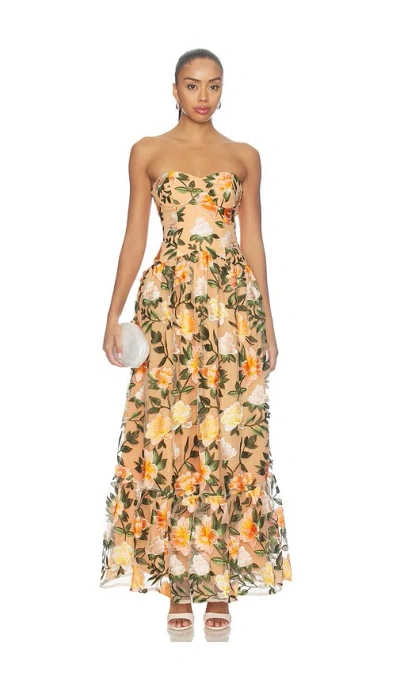 Lovers & Friends Summer Maxi Dress In Yellow