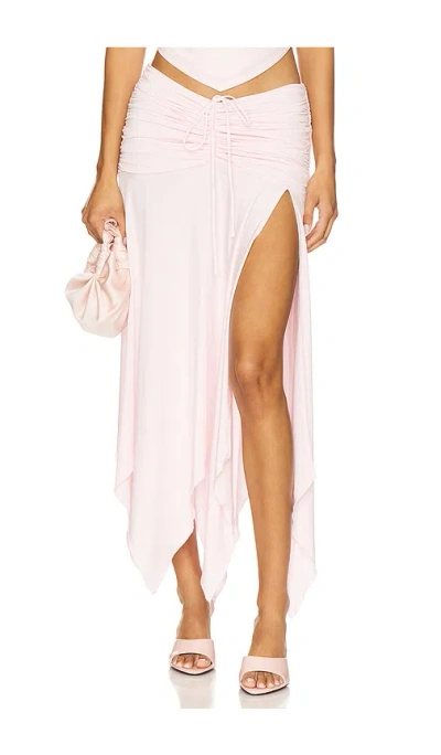 Lovers & Friends Surya Midi Skirt In Pink