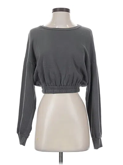 Pre-owned Lovers & Friends Sweatshirt In Gray