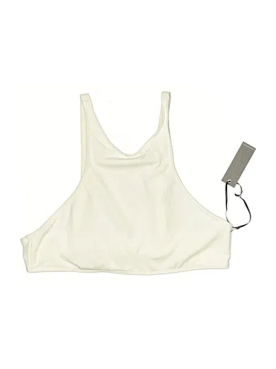 Pre-owned Lovers & Friends Swimsuit Top Ivory Swimwear