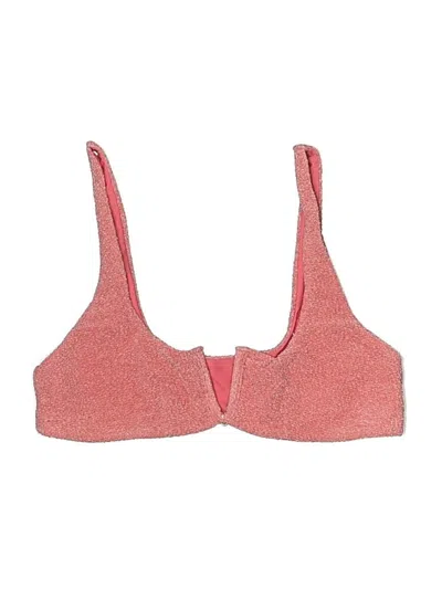 Pre-owned Lovers & Friends Swimsuit Top Red Swimwear