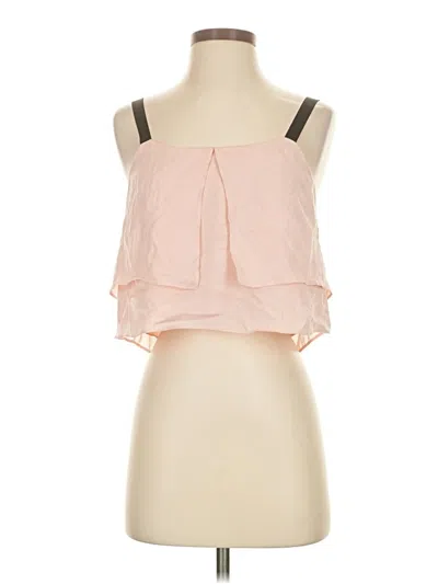 Pre-owned Lovers & Friends Tank Top Pink Strapless Neckline Tops