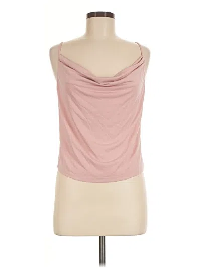 Pre-owned Lovers & Friends Tube Top Pink Strapless Neckline Tops
