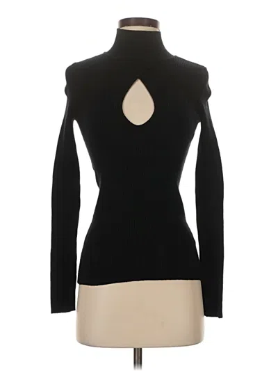 Pre-owned Lovers & Friends Turtleneck Sweater In Black