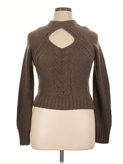 Pre-owned Lovers & Friends Turtleneck Sweater In Brown