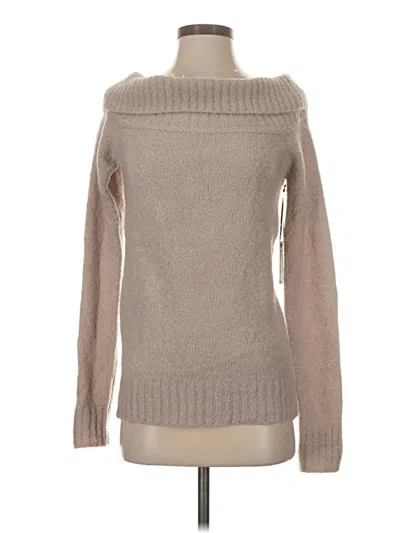 Pre-owned Lovers & Friends Turtleneck Sweater In Tan