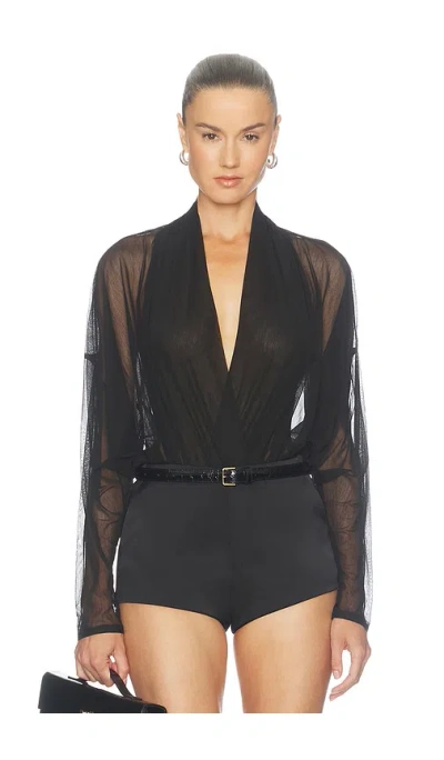 Lovers & Friends Val Bodysuit In Black