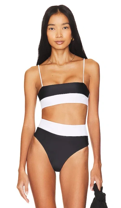 Lovers & Friends West Coast Top In Black & White