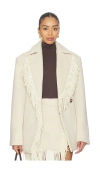 Lovers & Friends Whitney Coat In White
