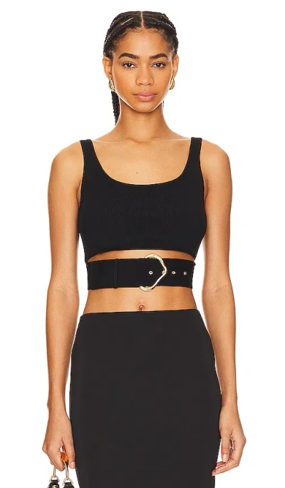 Lovers & Friends Wrena Belted Tank In 黑色
