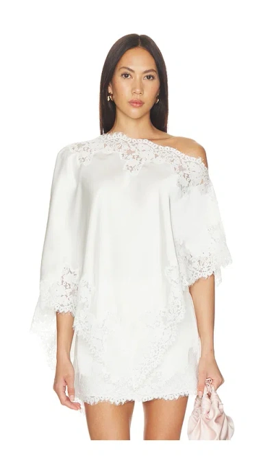 Lovers & Friends X Blake Evin Bruna Cape Top In Ivory