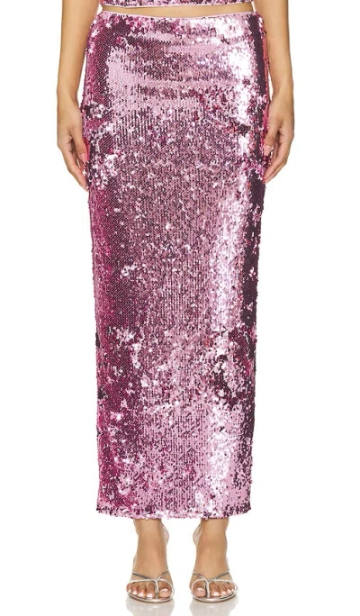 Lovers & Friends X Bridget Lilium Skirt In Pink