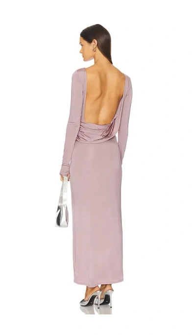 Lovers & Friends X Christina Elezaj Abigail Maxi Dress In Purple