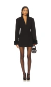 Lovers & Friends X Christina Elezaj Bonnie Mini Dress In Black