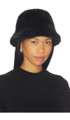Lovers & Friends X Christina Elezaj Lisa Bucket Hat In Black