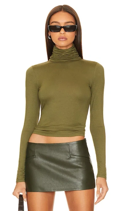 Lovers & Friends X Rachel Katie Turtleneck In Dark Green