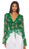 Lovers & Friends X Rachel Kiernan Top In Green
