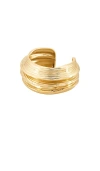Lovers & Friends X Yhasmina Ferrara Krystal Cuff In Gold