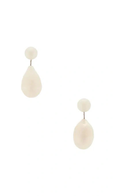 Lovers & Friends Zadie Earrings In White