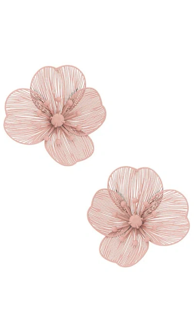 Lovers & Friends Zaria Earrings In Pink