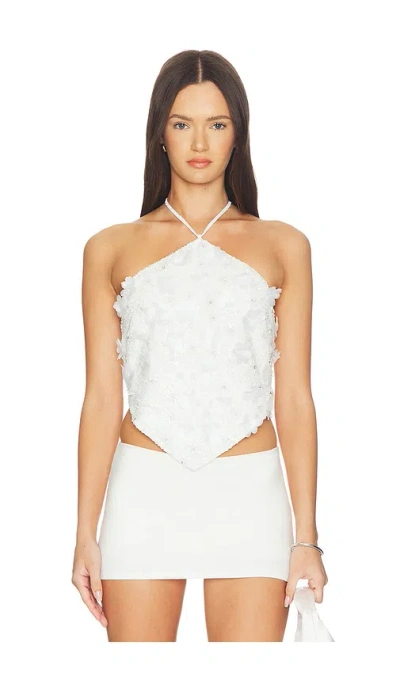 Lovers & Friends Zelma Top In White