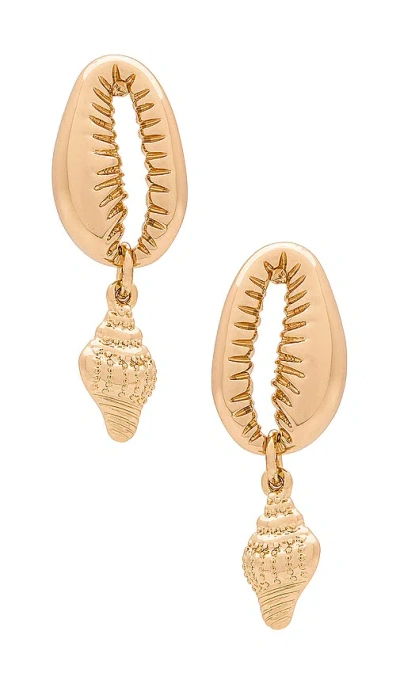 Lovers & Friends Ziggy Earrings In Gold
