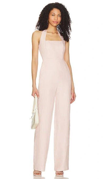 Lovers & Friends Zoie Jumpsuit In Blush