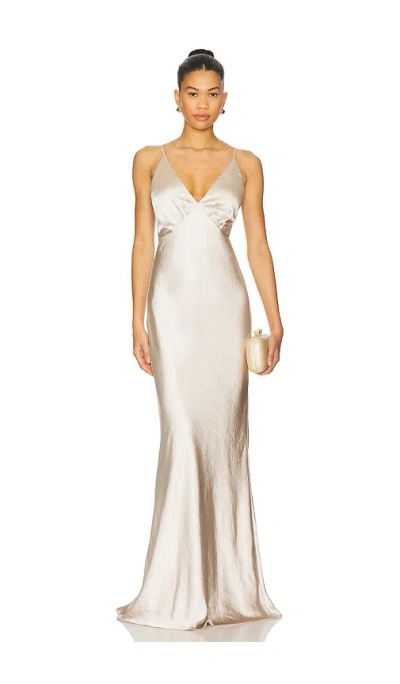 Lovers & Friends Alani Gown In 香槟酒色