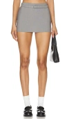 Lovers & Friends Amanda Skort In Charcoal Gray
