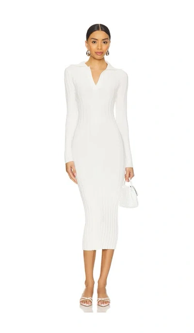 Lovers & Friends Anikia Midi Dress In 白色