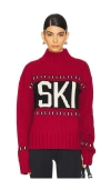 Lovers & Friends Annabel Ski Sweater In Red