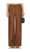 Lovers & Friends Asa Easy Pant In Brown