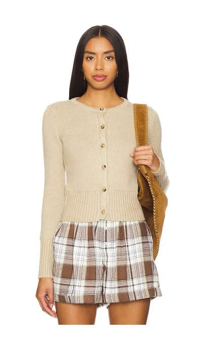 Lovers & Friends Ayden Cardigan In 米色