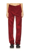 Lovers & Friends Baggy Cord In Burgundy